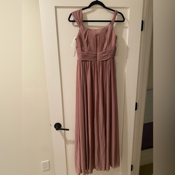 Maternity Bridesmaid/ Wedding Dress, untouched, tags on, vintage mauve, size:A6 - Picture 3 of 4